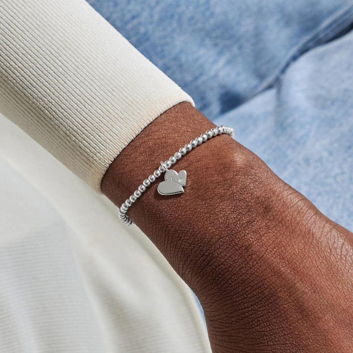 Joma Jewellery Mother & Daughter Bracelet, Silver