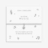Joma Jewellery Music Bracelet, Silver