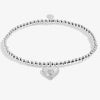 Joma Jewellery Positivity Bracelet, Silver