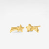 Joma Jewellery Kids Reach for the Stars Stud Earrings, Gold