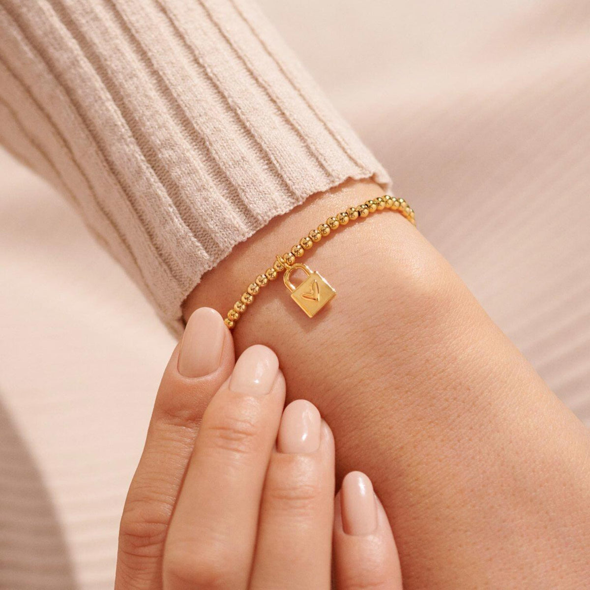 Joma Jewellery Strength Bracelet, Gold