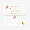 Joma Jewellery Sweet Like Chocolate Bracelet, Silver