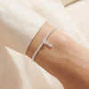 Joma Jewellery Teachers Plant Seeds That Grow Forever Bracelet, Silver