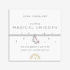 Joma Jewellery Kid’s Magical Unicorn Bracelet, Silver