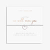Joma Jewellery We Will Miss You Bracelet, Silver