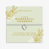 Joma Jewellery Wonderful Grandma Bracelet, Silver