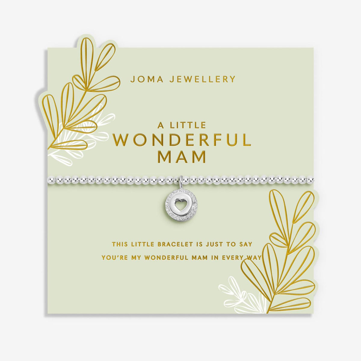 Joma Jewellery Wonderful Mam Bracelet, Silver