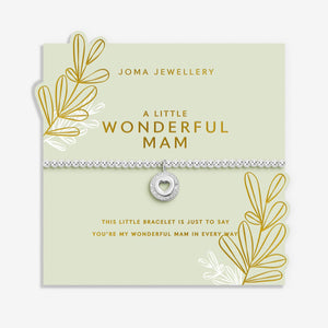 Joma Jewellery Wonderful Mam Bracelet, Silver
