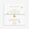 Joma Jewellery Kid’s You Are My Sunshine Bracelet, Silver