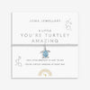 Joma Jewellery Kids You’re Turtley Amazing Bracelet, Silver