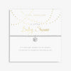 Joma Jewellery Baby Shower Bracelet, Silver