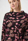 Joseph Ribkoff Rhinestone Jacquard Knit Jumper, Black