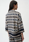 Joseph Ribkoff Geometric Print Blouse, Navy