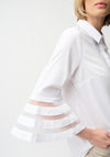 Joseph Ribkoff Straight Blouse, White