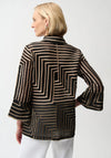 Joseph Ribkoff Textured Sheer Jacket, Gold