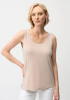 Joseph Ribkoff Round Neck Camisole, Parchment