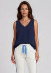 Joseph Ribkoff V-Neck Casual Camisole, Midnight Blue