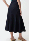 Joseph Ribkoff Flare Skirt, Dark Denim