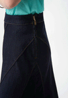Joseph Ribkoff Flare Skirt, Dark Denim