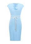 Joseph Ribkoff Scuba Crepe Sheath Dress, Blue