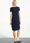 Joseph Ribkoff Sport Rib Striped Trim Dress, Navy