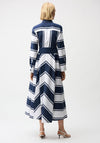 Joseph Ribkoff Stripe Shirt Dress, Navy