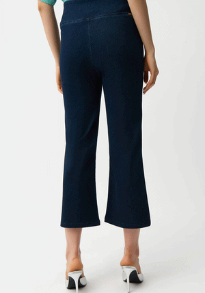 Joseph Ribkoff Cropped Flared Jeans, Dark Denim