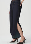 Joseph Ribkoff Edit 57 Repreve Barrel Leg Jeans, Dark Blue