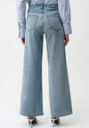 Joseph Ribkoff Wide Leg Jeans, Light Blue