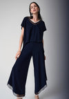 Joseph Ribkoff Colour Block Culotte Jumpsuit, Navy