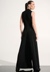 Joseph Ribkoff Sport Zip Front Wide Leg Jumpsuit, Black