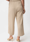 Joseph Ribkoff Seersucker Wide Leg Trousers, Beige