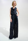 Joseph Ribkoff Hight Waisted Polka Dot Trousers, Navy