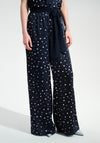 Joseph Ribkoff Hight Waisted Polka Dot Trousers, Navy