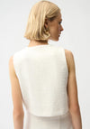 Joseph Ribkoff Boucle Sleeveless Vest, Off White
