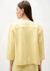 Joseph Ribkoff Stud Detail Boxy Jacket, Yellow
