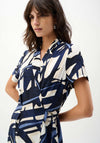 Joseph Ribkoff Abstract Print Shirt Dress, Navy Multi