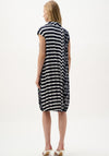 Joseph Ribkoff Silky Knit Conversational Print Cocoon Dress, Navy