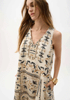 Joseph Ribkoff Vintage Print Dress, Beige