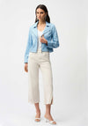Joseph Ribkoff Foiled Faux Suede Jacket, Blue