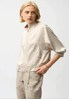 Joseph Ribkoff Zipper Relaxed Jacket, Beige