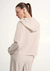 Joseph Ribkoff Sport Hooded Boxy Utility Jacket, Beige