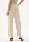 Joseph Ribkoff Linen Woven Wide Leg Trousers, Natural