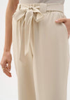 Joseph Ribkoff Linen Woven Wide Leg Trousers, Natural