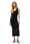 Joseph Ribkoff X Hem Detail Sleeveless Pencil Dress, Black
