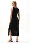 Joseph Ribkoff X Hem Detail Sleeveless Pencil Dress, Black