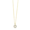 Absolute Wheel Pendant Necklace, Gold