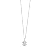 Absolute CZ Pendant Necklace, Silver