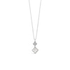Absolute Clover Statement Pendant Necklace, Silver