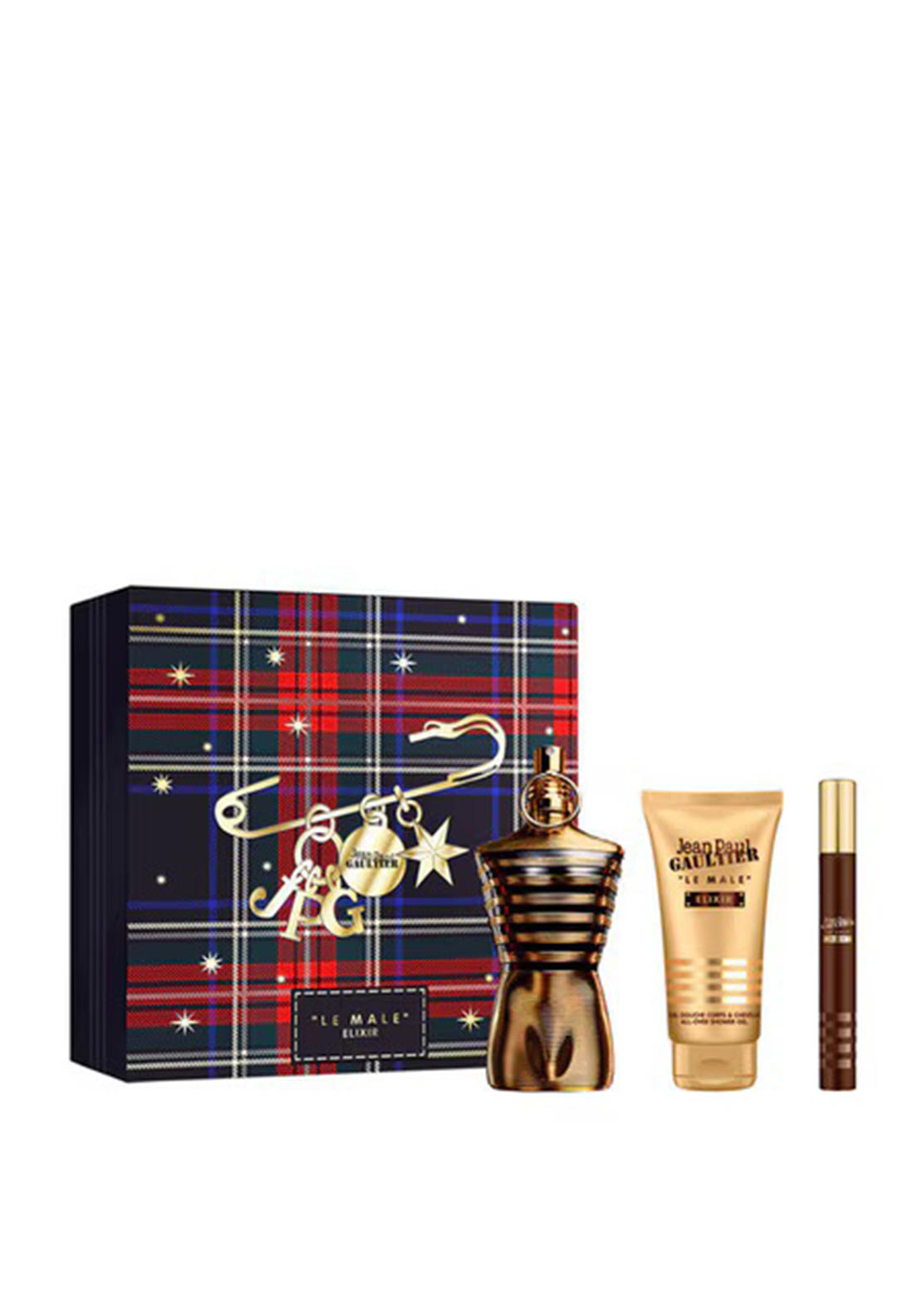 Jean Paul Gaultier Le Male Elixir Parfum 75ml Gift Set - McElhinneys